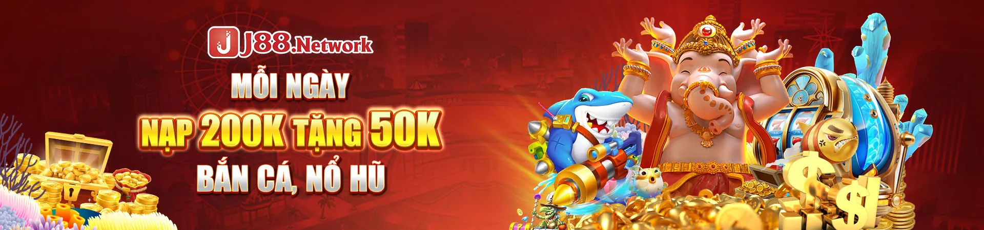 Banner chính ưu đãi và khuyến mãi vn188 chính thức